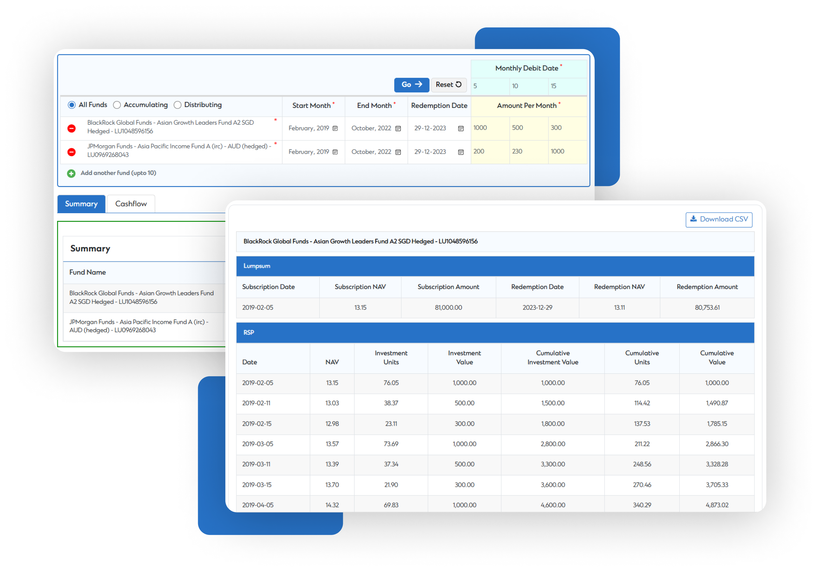 SIP/RSP Calculator Tool